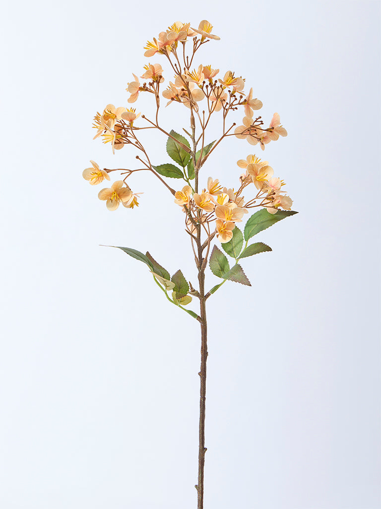 Westside Home Yellow Artificial Star Flower Plant