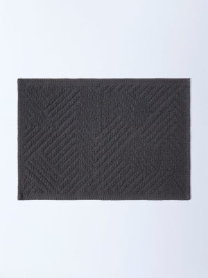 Westside Home Charcoal Bath Mat