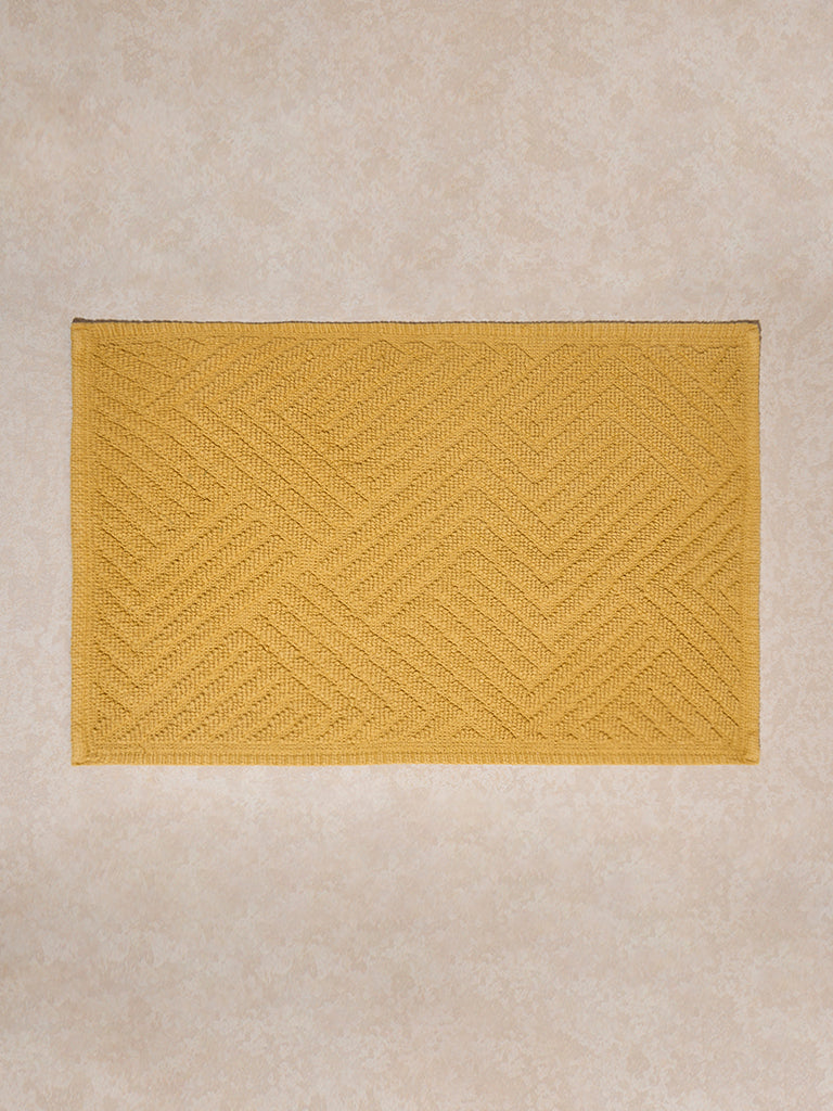 Westside Home Mustard Bath Mat