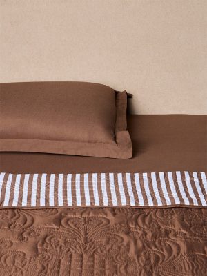 Westside Home Brown Heat Seal Reversible Queen Bed Comforter