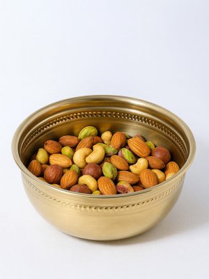 Westside Home Gold Beaded Serving Bowl