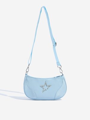 Westside Blue Star-Detailed Sling Bag