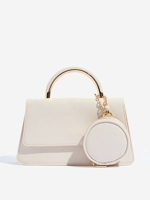 Westside Off-White Sling Bag with Coin Pouch