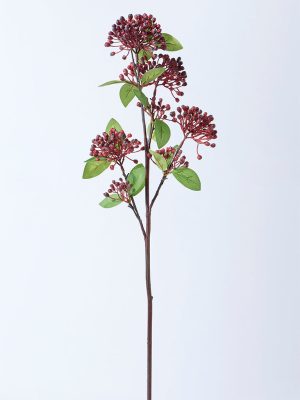 Westside Home Red Artificial Berry Bunch Plant