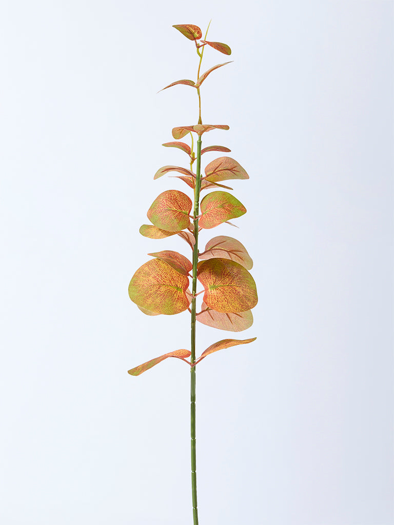 Westside Home Yellow Artificial Eucalyptus Plant