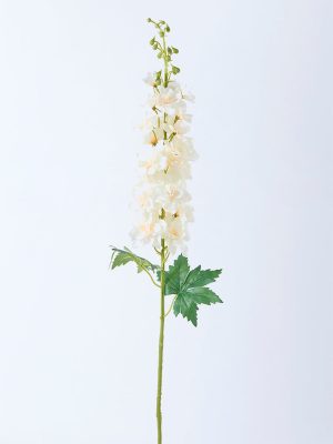 Westside Home White Artificial Delphinium Plant