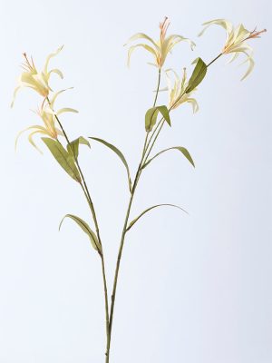 Westside Home Yellow Artificial Lily Flower