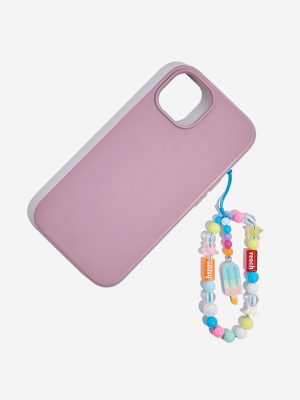 Studiowest Multicolour Beaded Ice Cream Phone Charm
