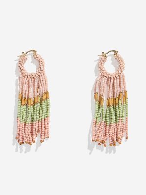 Westside Accessories Multicolour Beaded Tassel Dangler Earrings