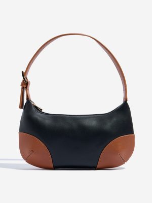Westside Black Colour-Blocked Shoulder Bag