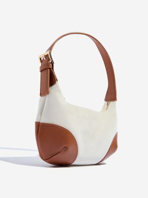 Westside White Colour-Blocked Shoulder Bag