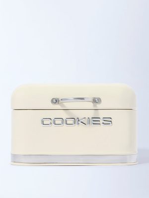 Westside Home Ivory Cookies Box with Lid
