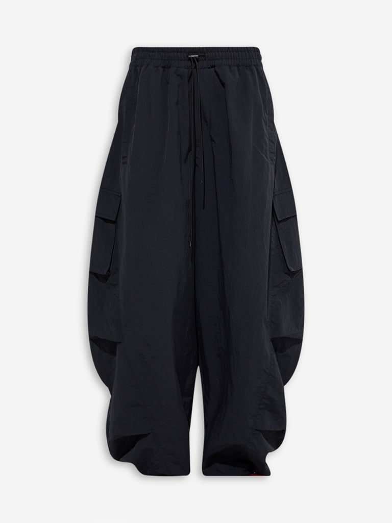 Nuon Black Mid-Rise Harem Pants - Image 5