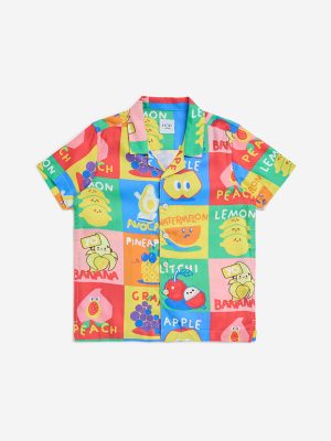 HOP Kids Multicolour Fruit Design Shirt
