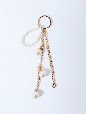 Westside Accessories Gold Pearlescent Bag Charm