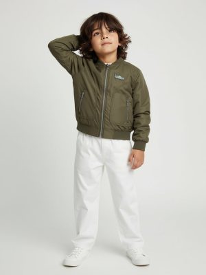 HOP Kids Olive Bomber Jacket