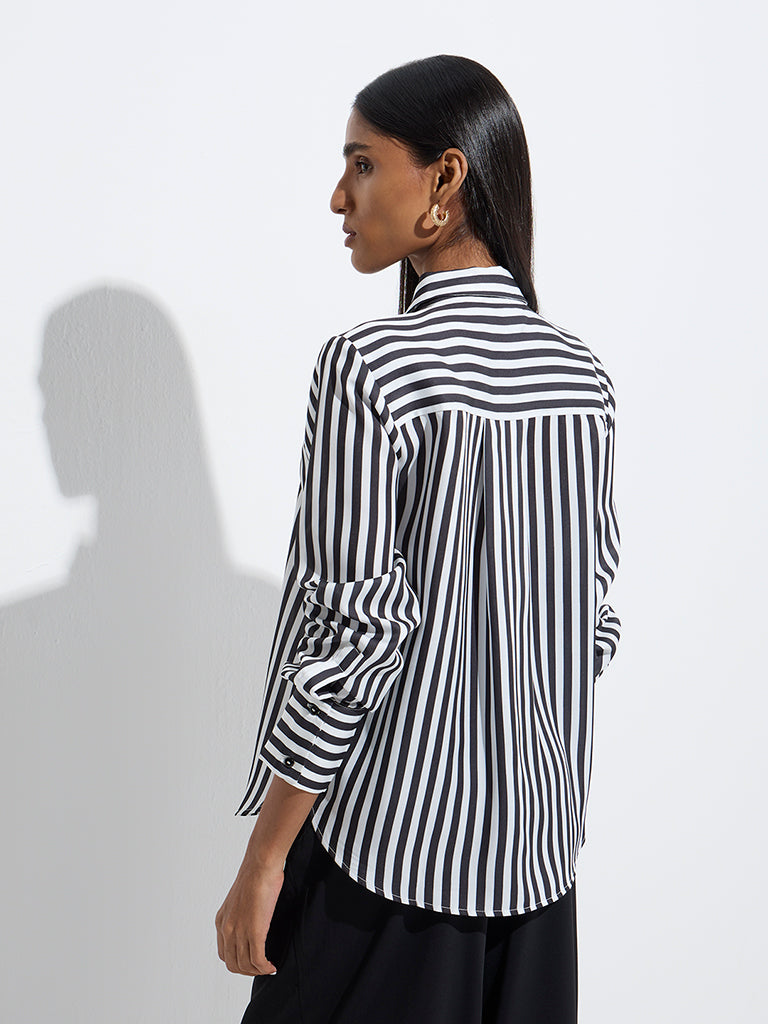 Wardrobe Black Striped Shirt - Image 4