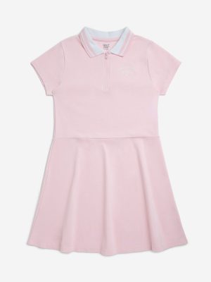 Y&F Kids Pink Cotton-Blend Dress