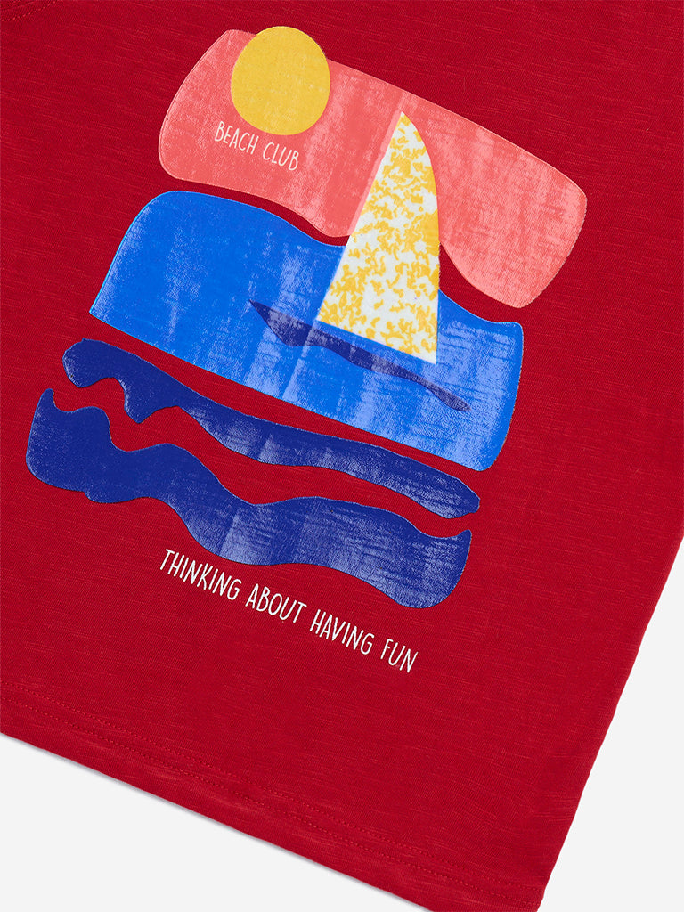 HOP Kids Red Sea-Inspired Cotton T-Shirt - Image 3