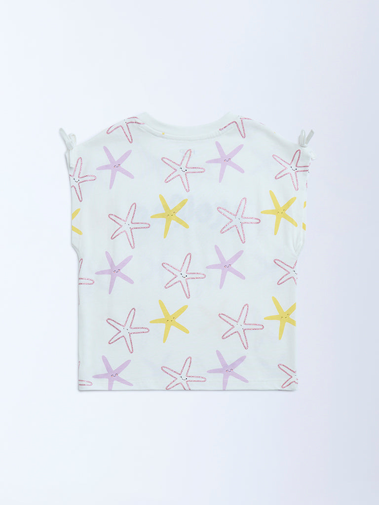 HOP Kids White Text Design Cotton Top - Image 3
