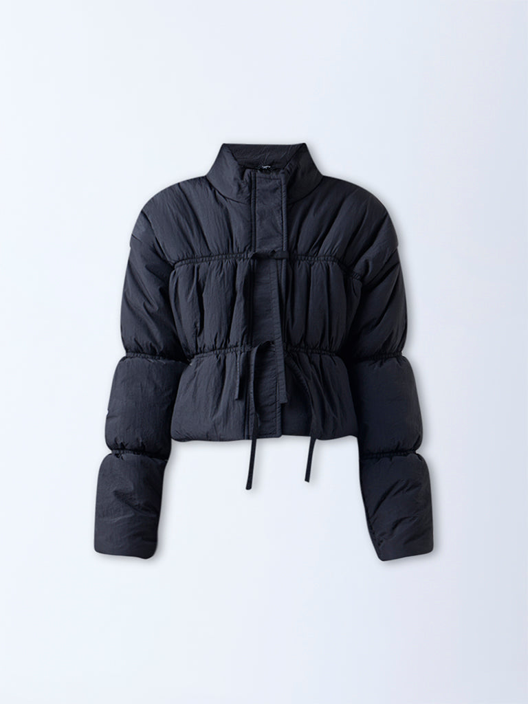 Nuon Black Puffer Jacket - Image 5