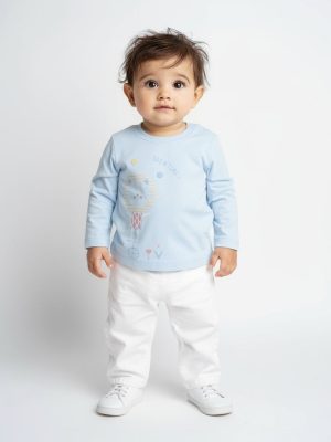 HOP Baby Multicolour Printed Cotton T-Shirts - Pack of 3