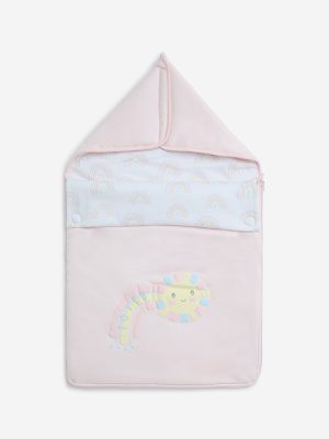 HOP Baby Pink Rainbow Printed Cotton Sleeping Bag