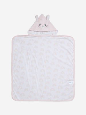HOP Baby Pink Animal Design Cotton Blanket