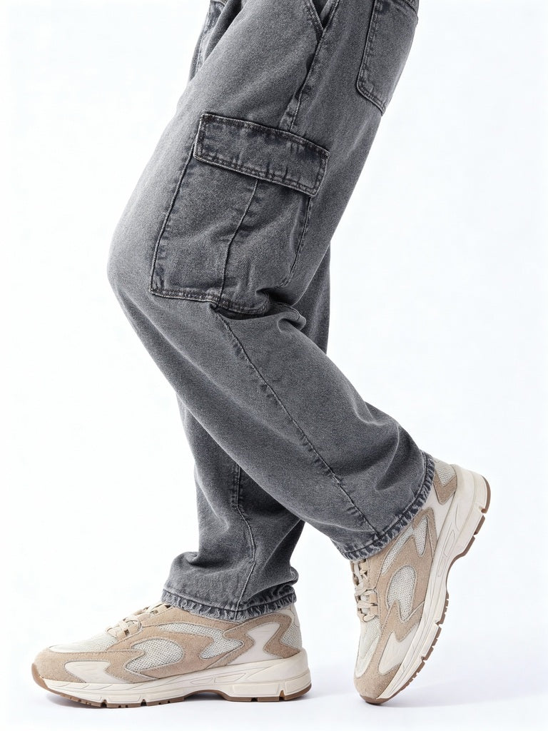 SOLEPLAY Beige Mesh Detailed Lace-Up Sneakers - Image 2