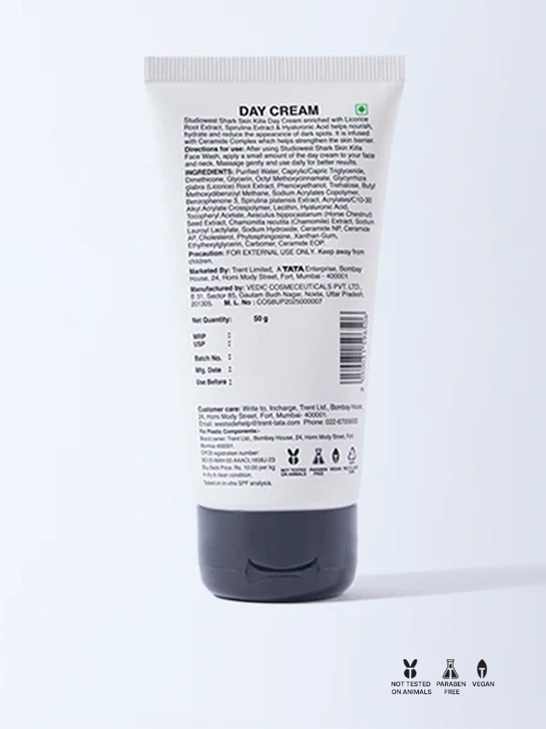 Studiowest Shark Skin Killa Day Cream with SPF 30 - 50 gm - Image 6