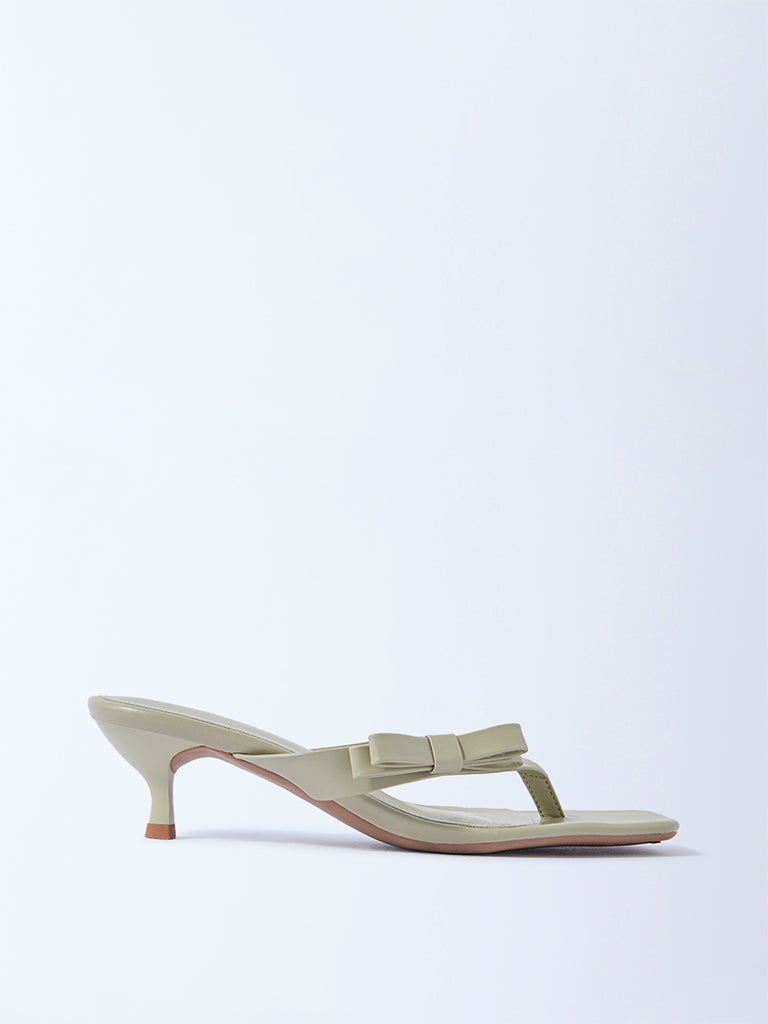 LUNA BLU Sage Bow-Detailed Sandals - Image 2