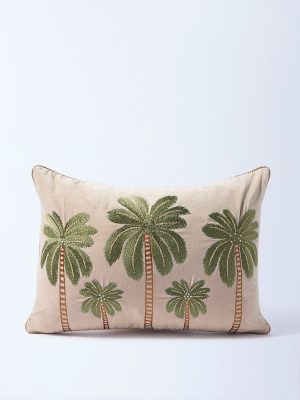 Westside Home Sage Tropical-Inspired Cushion Cover
