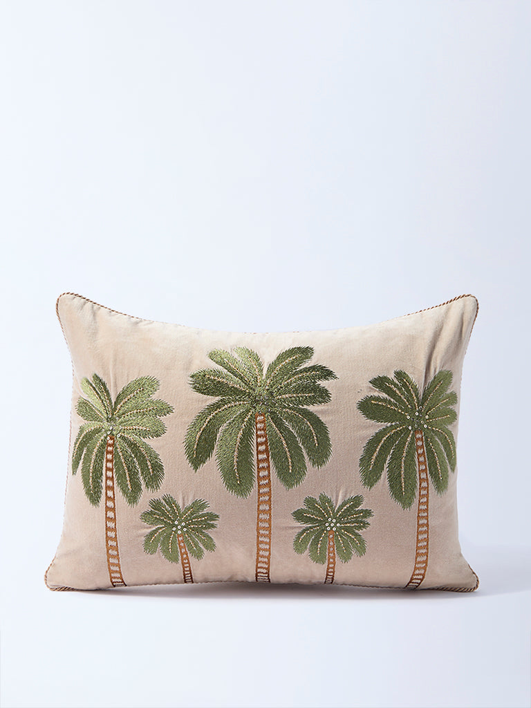 Westside Home Sage Tropical-Inspired Cushion Cover