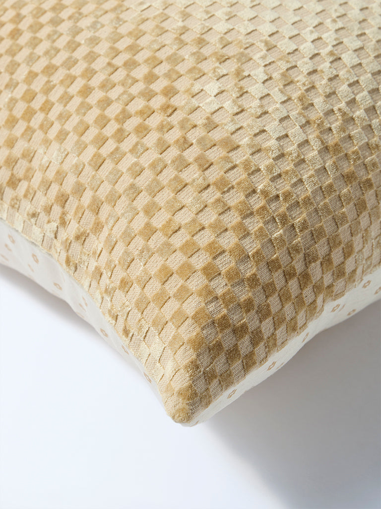 Westside Home Light Brown Popcorn Textured Cushion Cover - Image 3