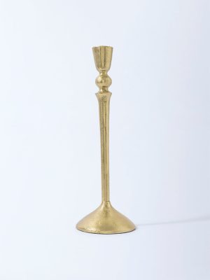 Westside Home Gold Pillar Candle Holder