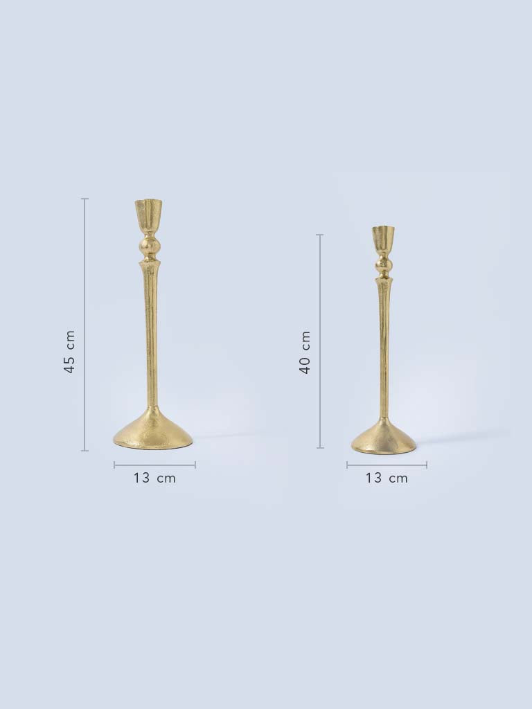 Westside Home Gold Pillar Candle Holder - Image 4