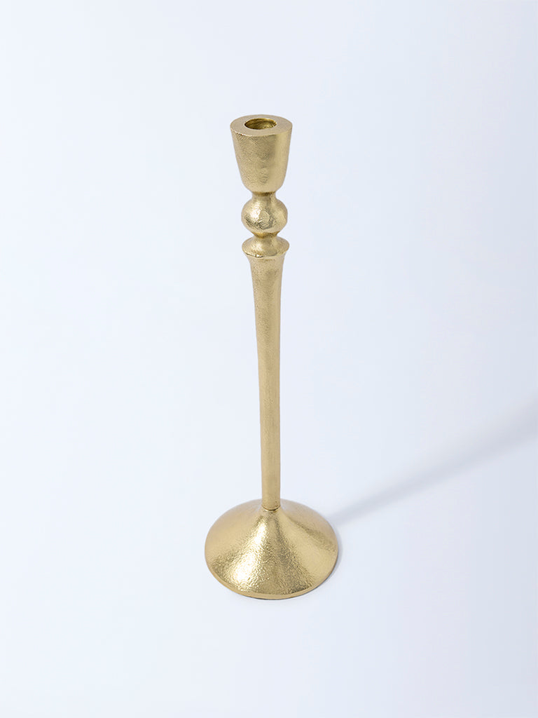 Westside Home Gold Pillar Candle Holder - Image 2