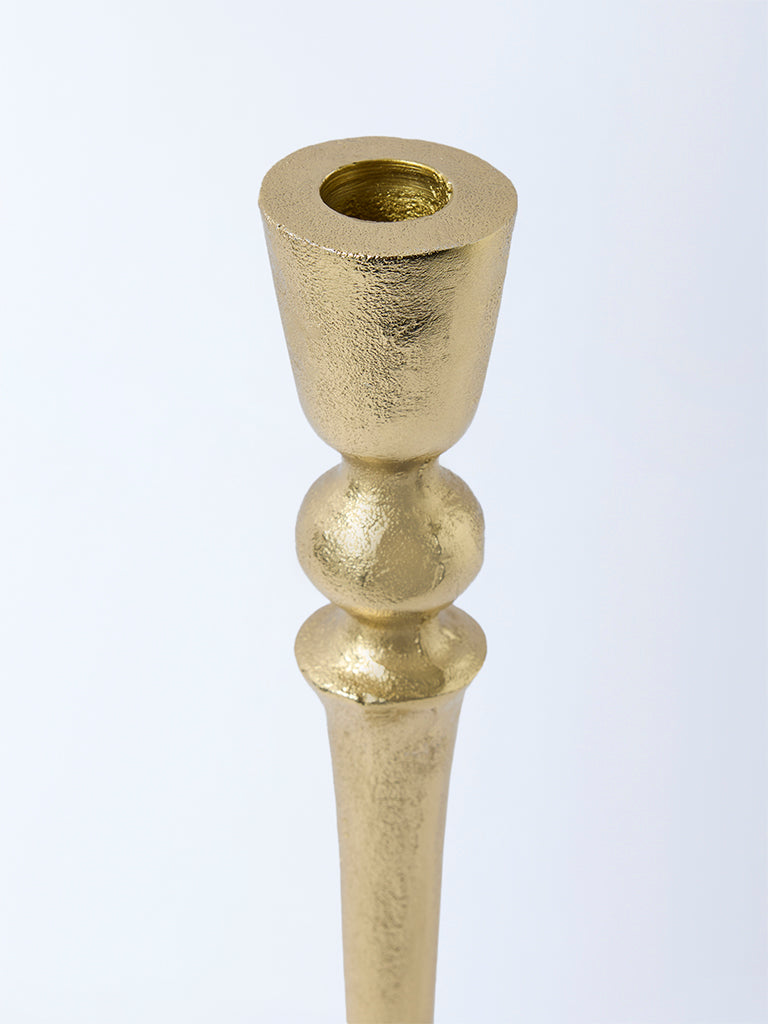 Westside Home Gold Pillar Candle Holder - Image 3