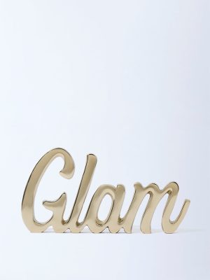 Westside Home Gold Metal Glam Decorative Object