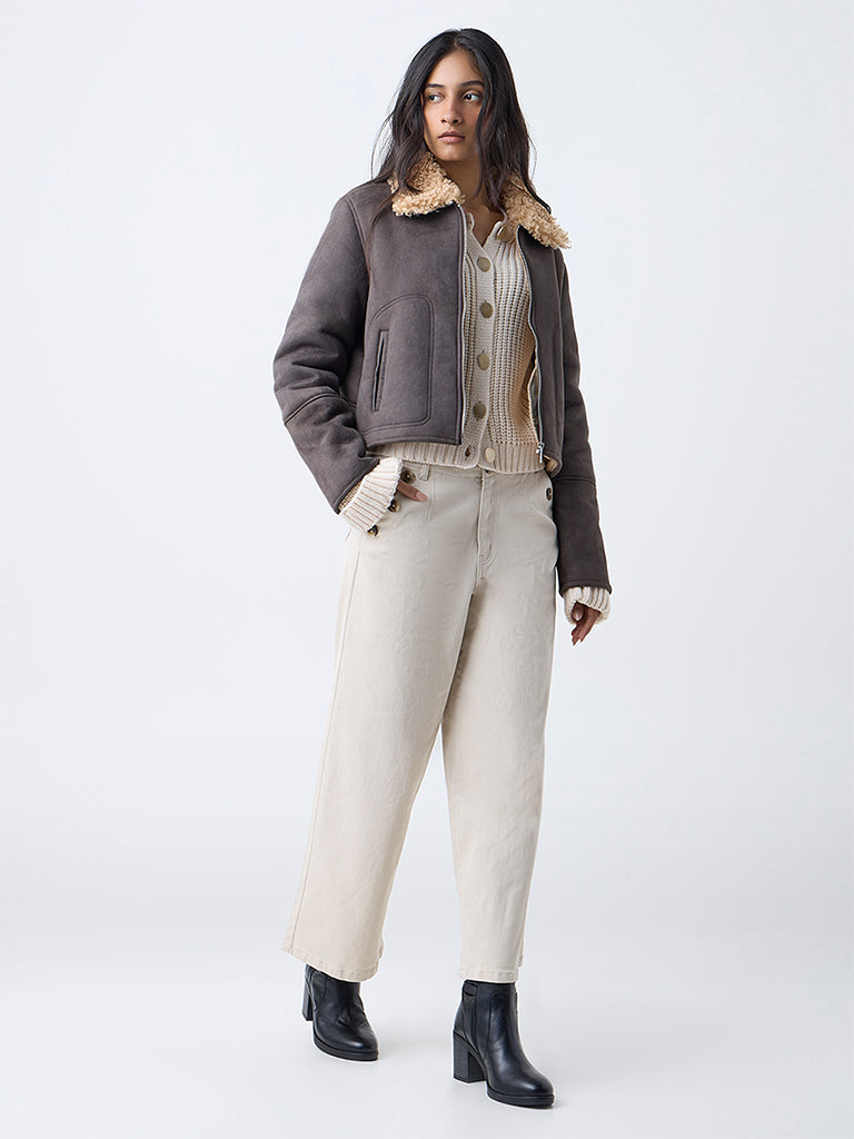 LOV Black Suede Jacket - Image 2