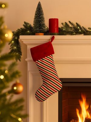 Westside Home Multicolour Candy Stocking Christmas Decoration