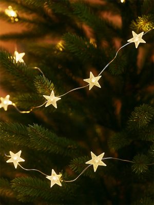 Westside Home White Star String Lights Christmas Decoration