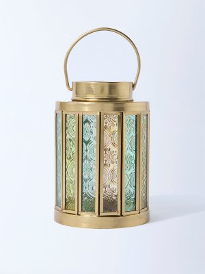 Westside Home Multicolour Glass Lantern