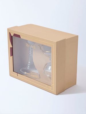 Westside Home Clear Diyas (Set of 2) - Festive Season Gift