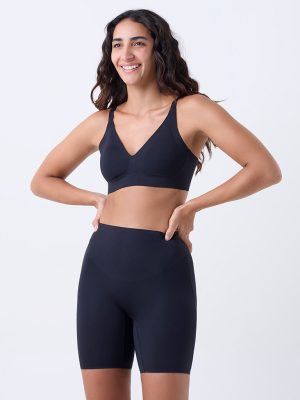 Wunderlove Fygure Firm Control Black Solid Padded Bra