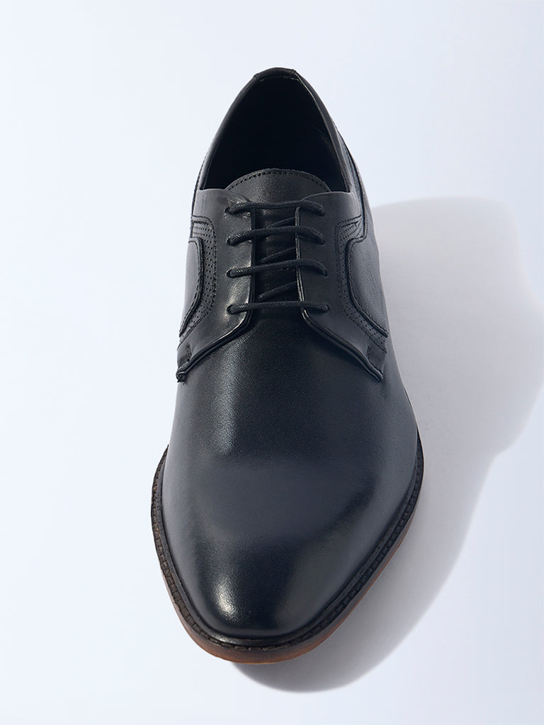 SOLEPLAY Black Perforated Derby Shoes - Image 3