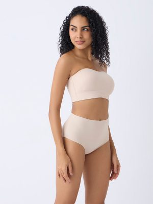 Wunderlove Light Beige Shadow Sculpt Padded Bandeau Bra