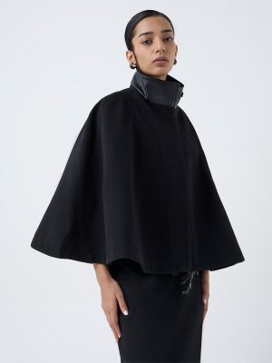 Wardrobe Black Solid Cape