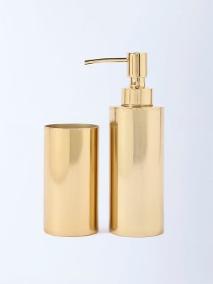 Westside Home Gold Bathroom Accessory Set