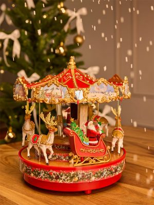Westside Home Multicolour Carousel Christmas Decoration